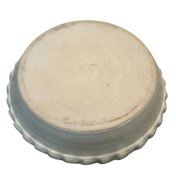 Nettlebed Pottery String Prairie Texas Ruffle Edge Holiday 11" inch Pie Plate - Picture 2 of 11